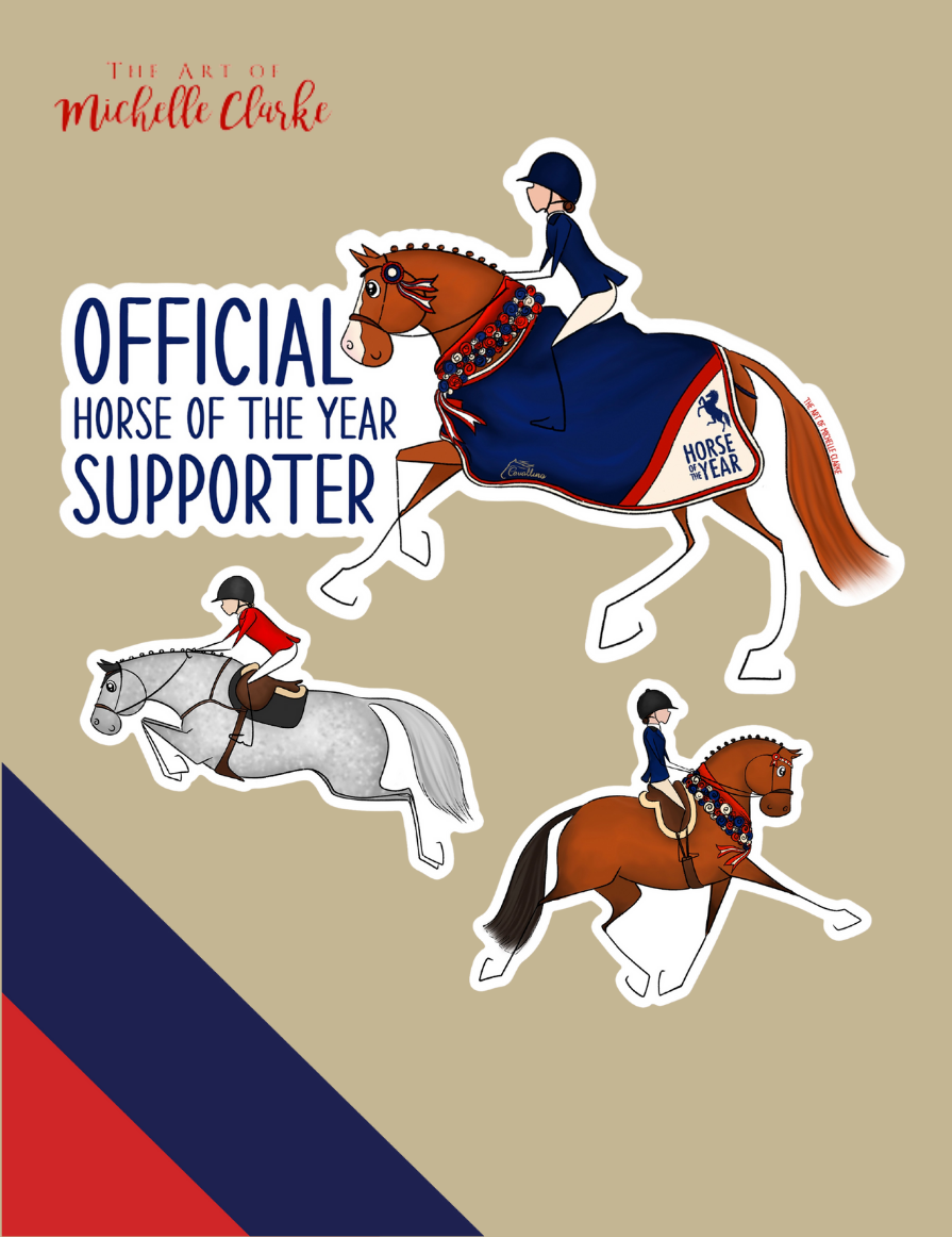 $30 Donation + Michelle Clarke HOY Sticker set